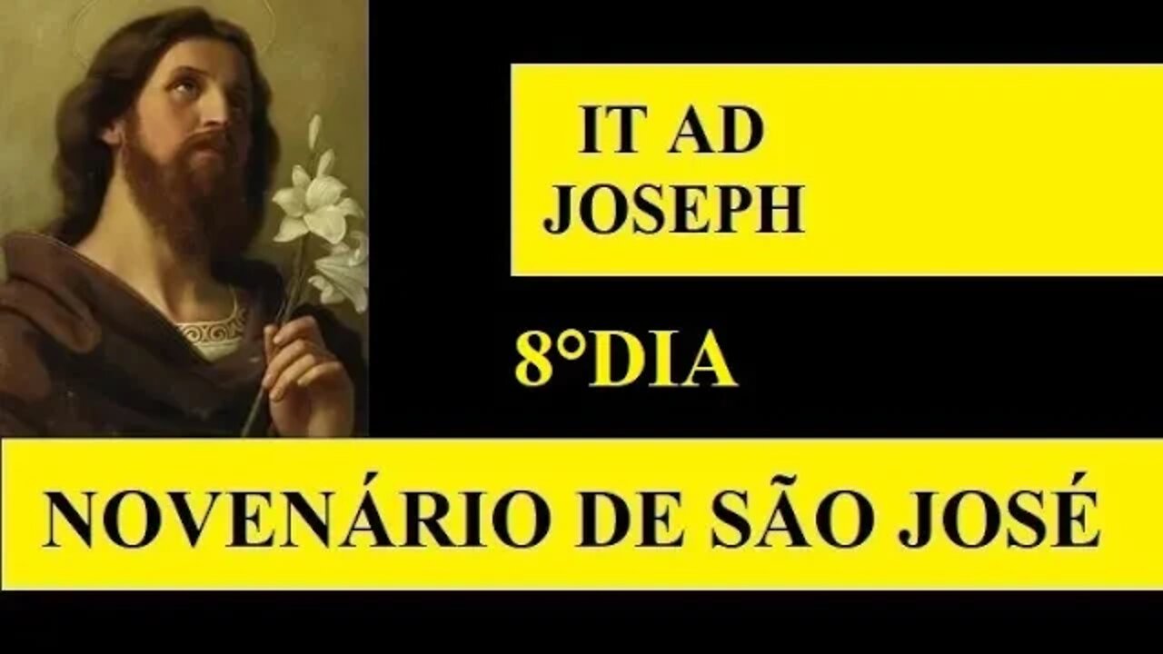 Novenário de São José 8ºDia 29/01/2022 Meditação 1051