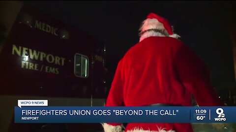 Newport firefighters go 'beyond the call' this Christmas