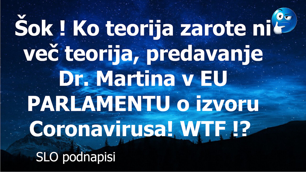 Ko teorija zarote postane resnica Dr. David o izvoru Koronavirusa