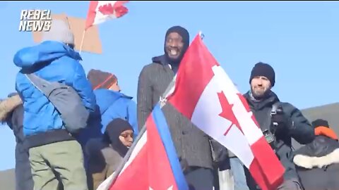 Rebel News Repots From Ottawa Freedom Rally - Stand With Canada