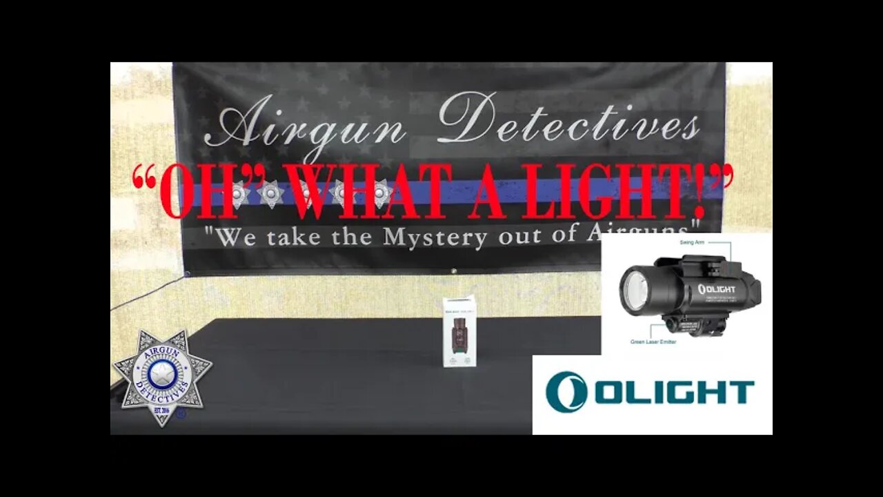 OLIGHT BALDR Pro professional lighting tool with green laser "Full Review" by Airgun Detectives