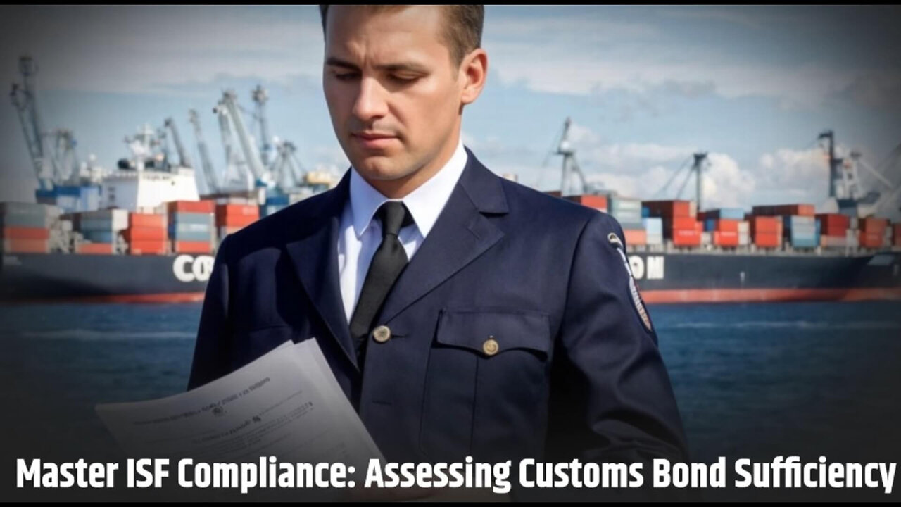 Mastering ISF Compliance: Assessing Bond Sufficiency for Smooth Imports