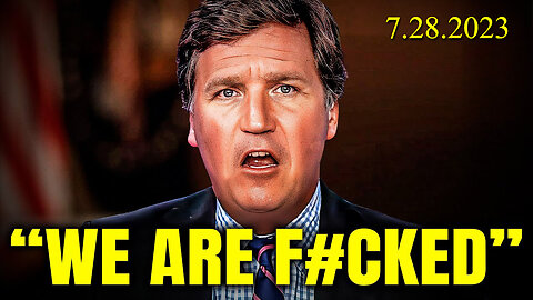 Tucker Carlson Urgent "I Can’t Hide This Any Longer"