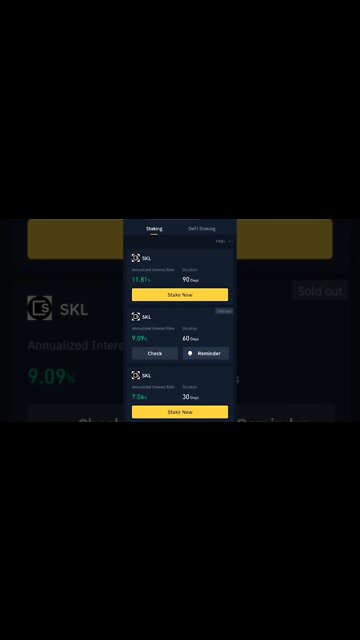 SKALE NETWORK BINANCE STAKING REWARDS #sklnetwork #altcoin #staking #stakingcrypto #cryptostaking