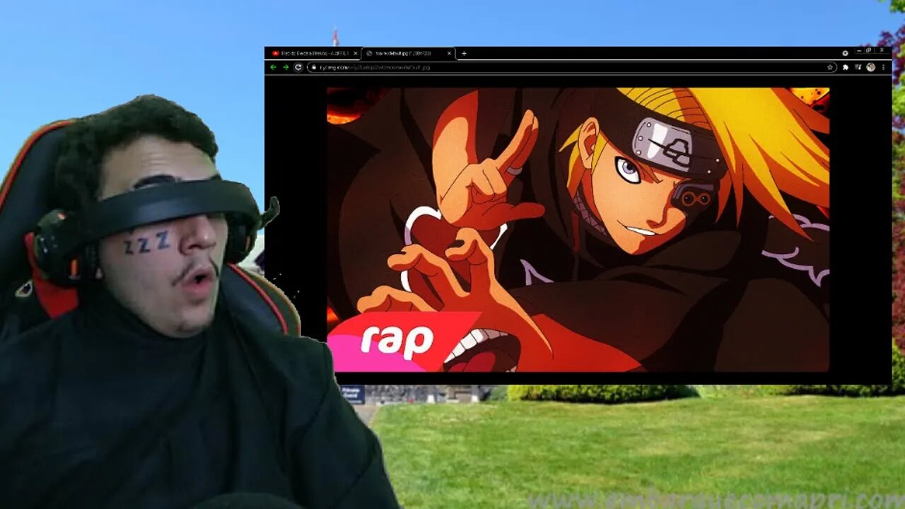 CICLOPE REACT Rap do Deidara (Naruto) - A ARTE É A EXPLOSÃO | NERD HITS