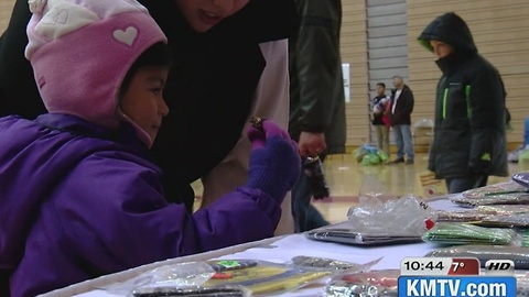 Santa visits Omaha South with OPD