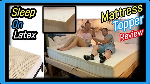 Pure Green Organic Sleep on Latex Mattress Topper Review and Unboxing