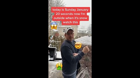 FAKE SNOW PROOF !!!!!!