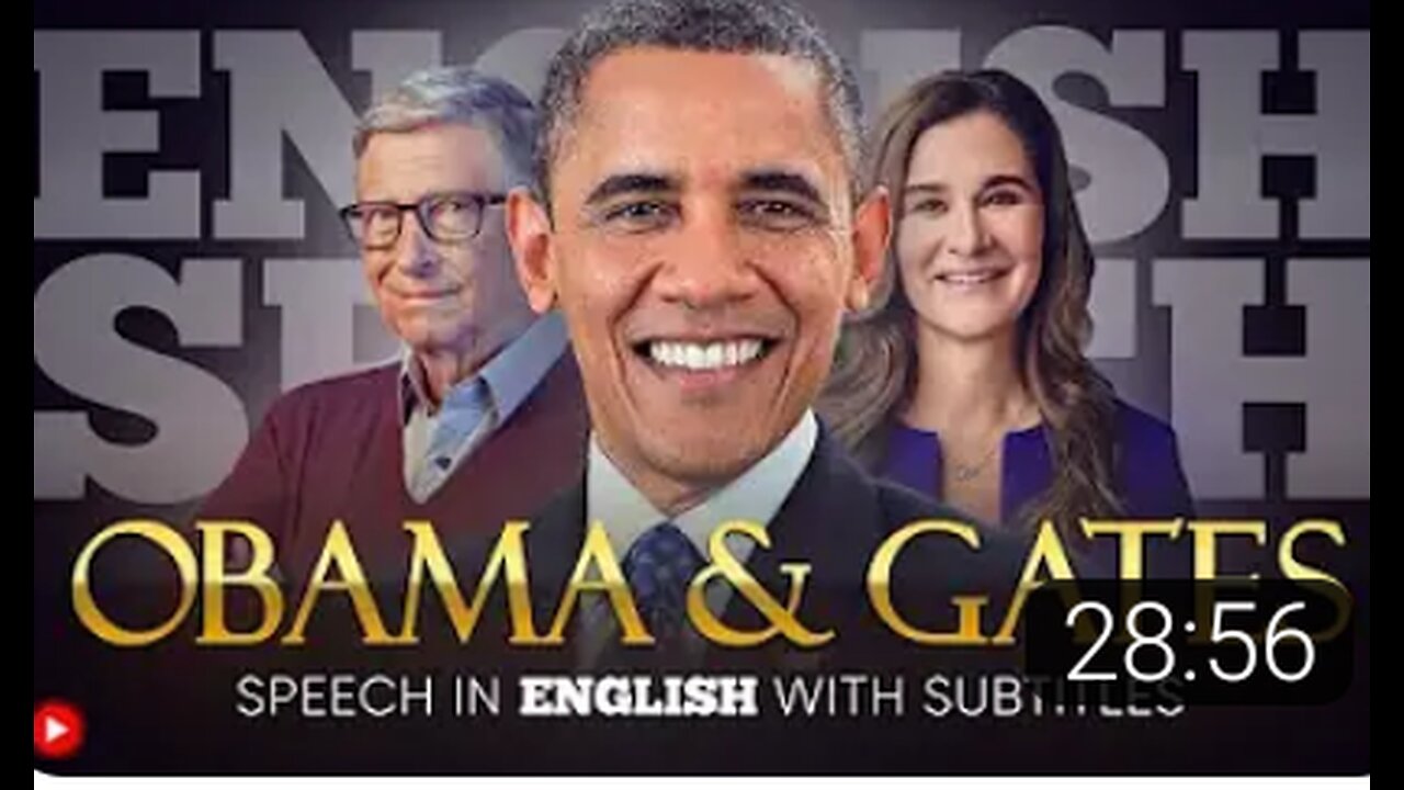 English Speech - Obama & Gates Leadership and world change