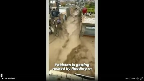 Insane flooding still hitting Pakistan, more than one third of the entire country is now under water