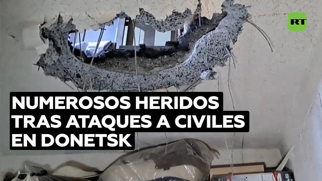 Numerosos heridos tras ataques a civiles en Donetsk