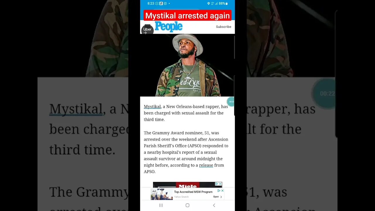 Rapper Mystikal Charged with First-Degree Rape, False Imprisonment After Arrest: