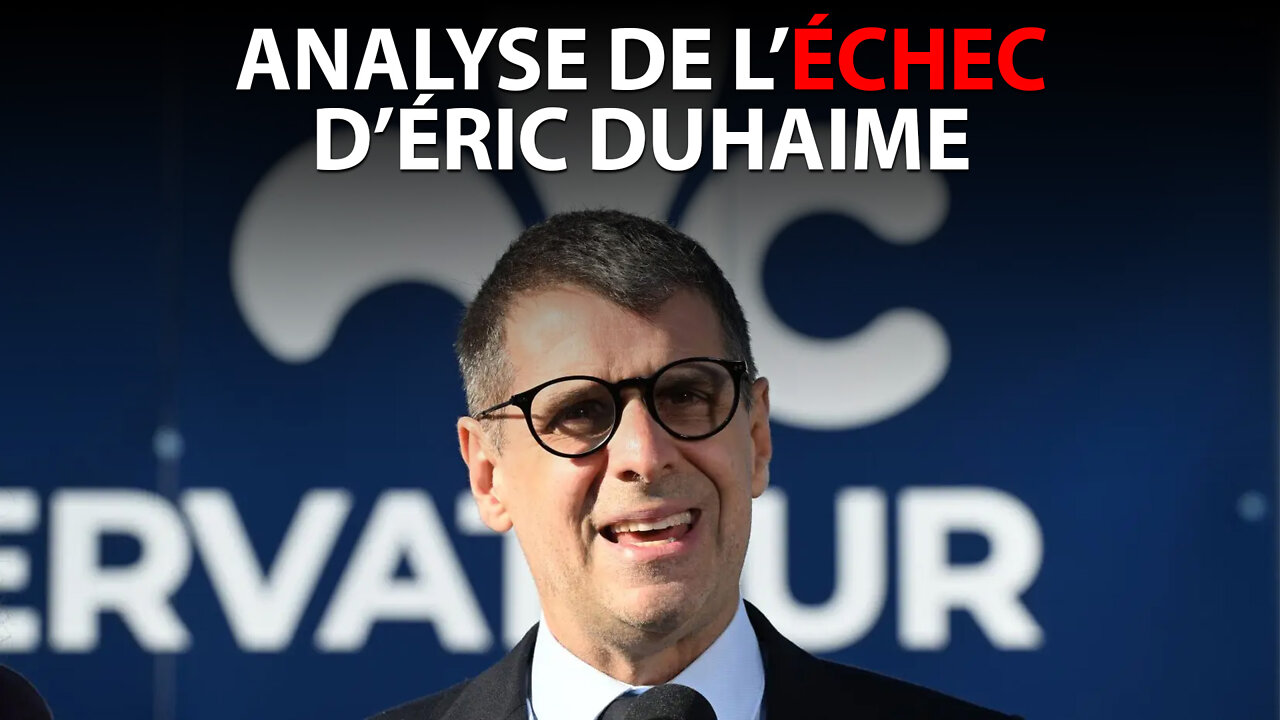 ANALYSE DE L'ÉCHEC DE DUHAIME - YANN ROSHDY & ANDRÉ PITRE