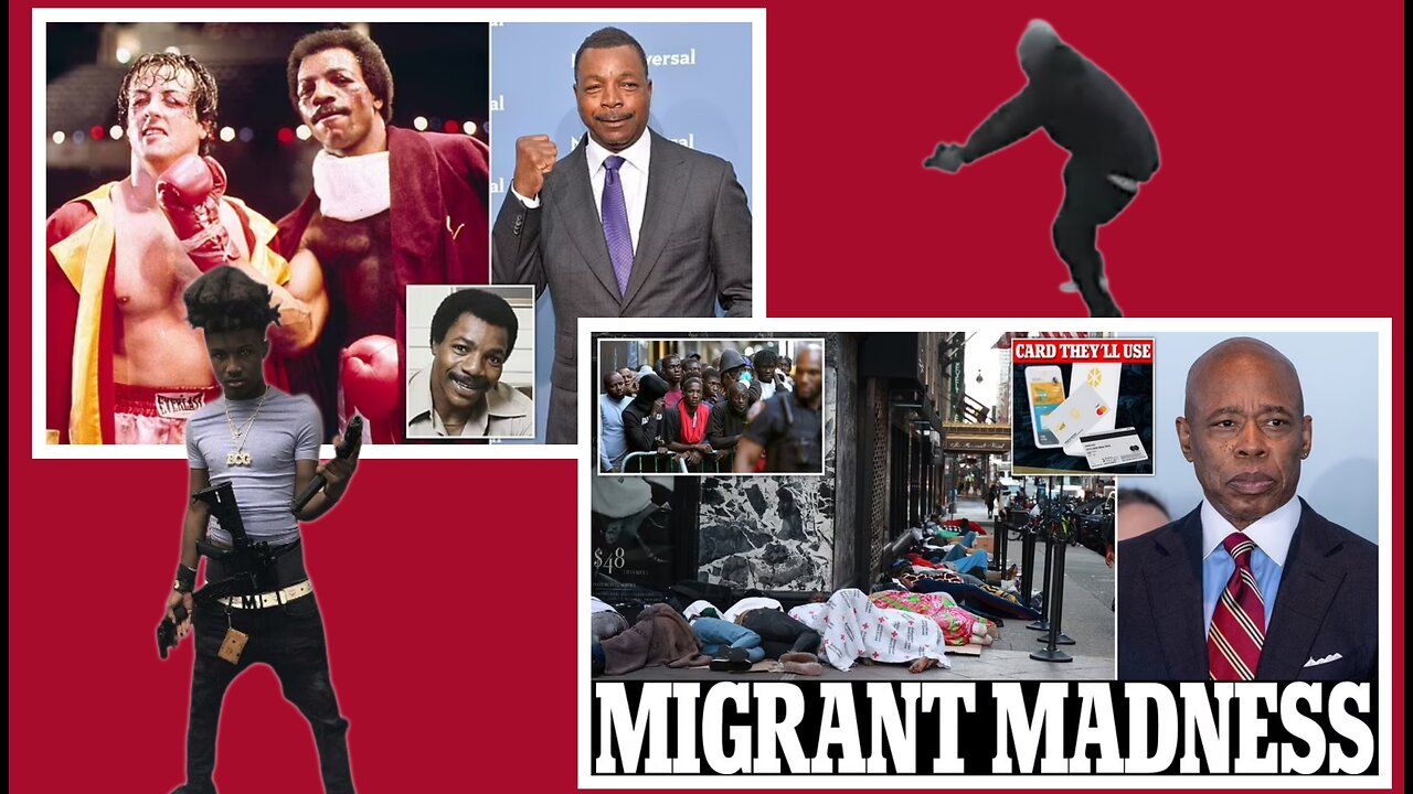 Mass shootings + crime in Blakistan & Sunny Hostin called the Sun word, migrants, RIP Apollo Creed.