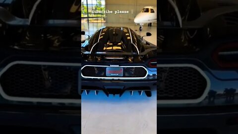 Koenigsegg with private jet 🤯🤯 #onepercent_clubb #koenigsegg #privatejet