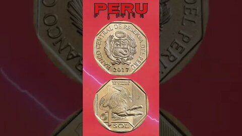 Peru 1 Sol 2017.#shorts #education #coinnotesz