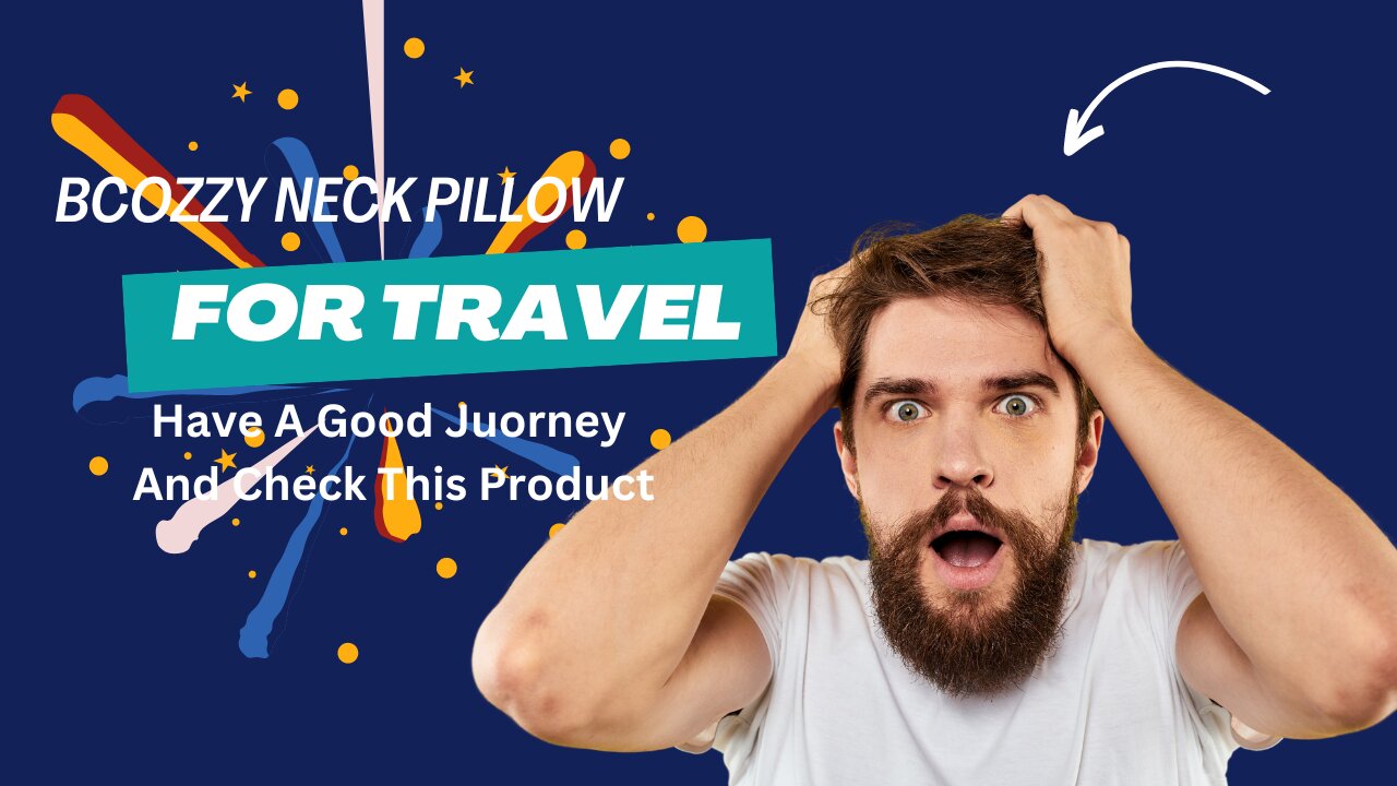 BCOZZY Neck Pillow for Travel Provides Double Support to The Head