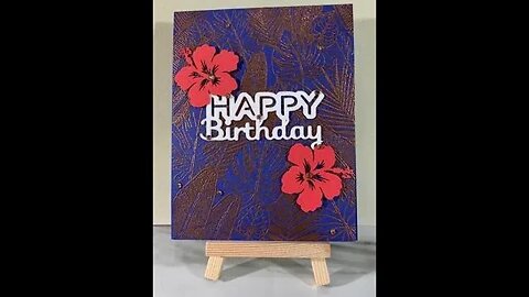 Happy Birthday to You Island Inspired Card