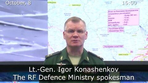 08.10.22 ⚡️ Russian Defence Ministry report on the progress of the deNAZIfication of Ukraine
