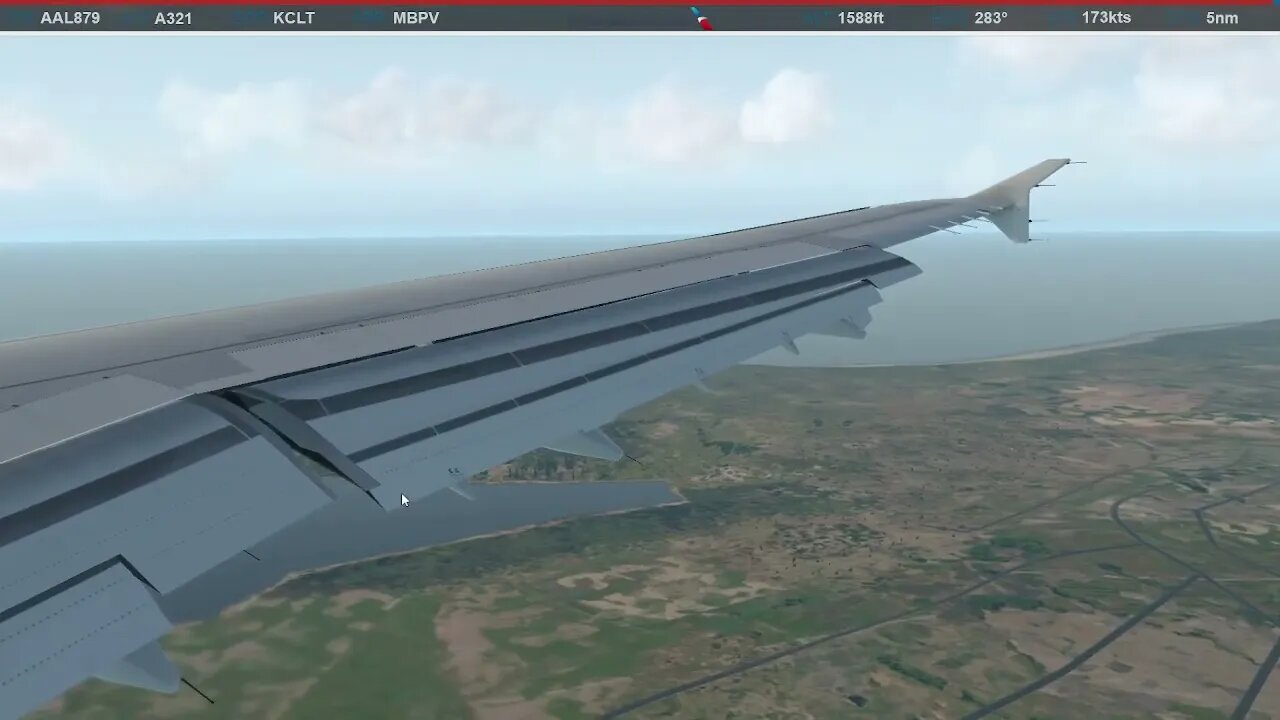 Landing on Providenciales
