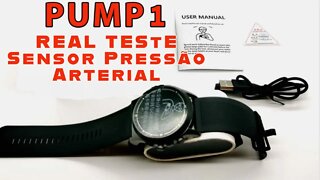 Smartwach PUMP 1 senbono TESTE REAL medidor pressão arterial