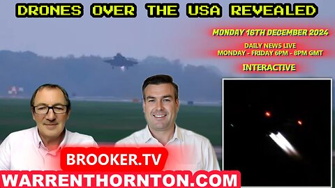 DRONES OVER THE USA REVEALED WITH WARREN THORNTON, PAUL BROOKER & JAMES ROSSI