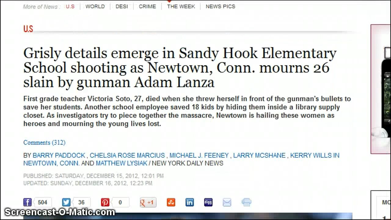 Viral - Sandy Hook Linked Aurora Shootings & Hollywood (720p) - euro944t - 2012