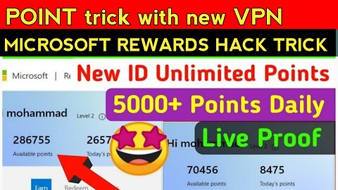 MICROSOFT REWARDS HACK TRICKS UNLIMITED POINTS