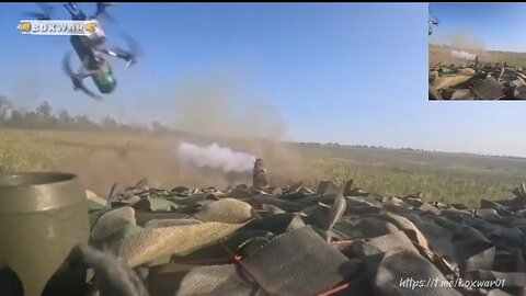 ‼️🇷🇺💪Footage of our tank being attacked by enemy drones