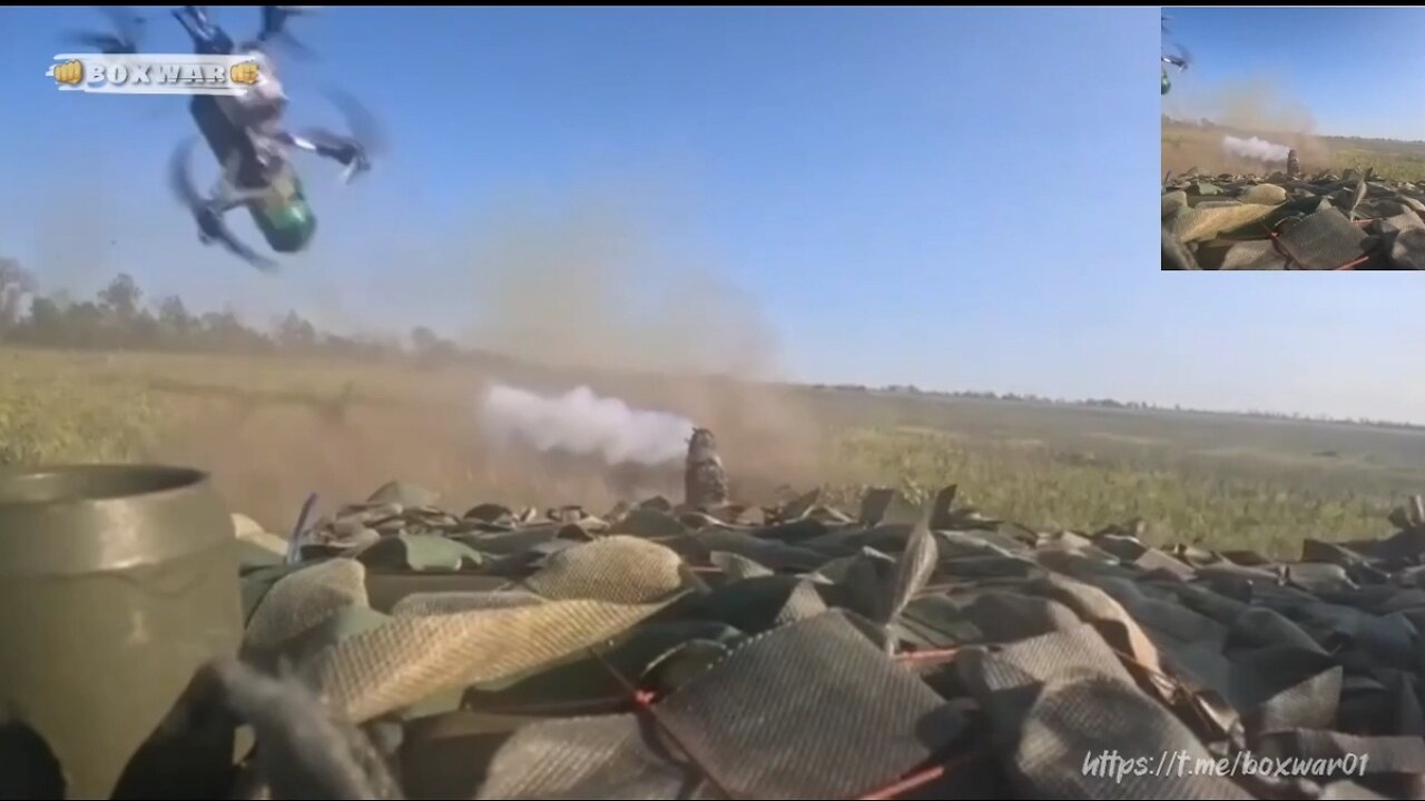 ‼️🇷🇺💪Footage of our tank being attacked by enemy drones