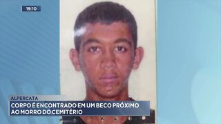 Alpercata: Corpo é encontrado em um beco próximo ao morro do cemitério