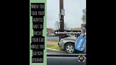 When you let your auntie who has a drug problem drive your car 😭