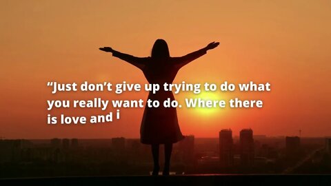 DON'T GIVE UP, words matter