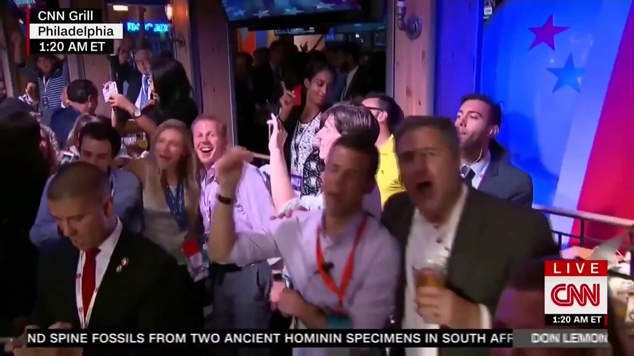 Wolf Blitzer Dancing When Hillary Clinton Wins The Democratic Party Nomination