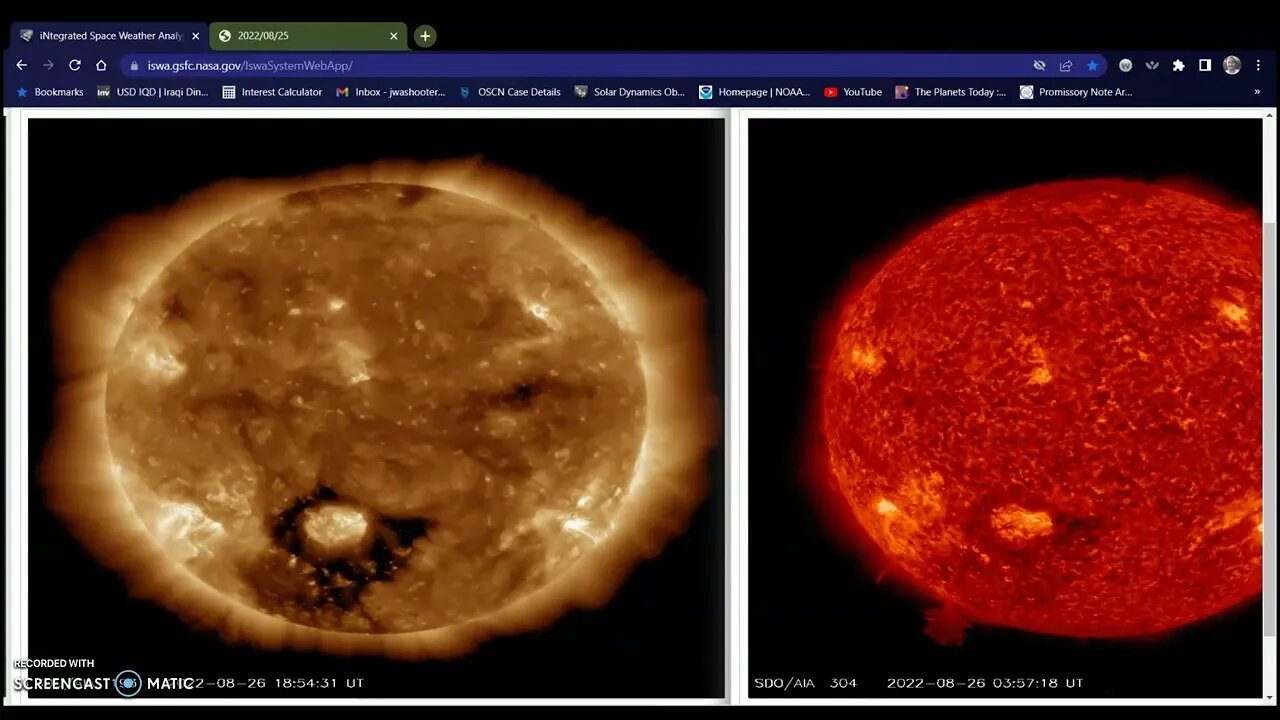 Solar Weather Update 08-26-22