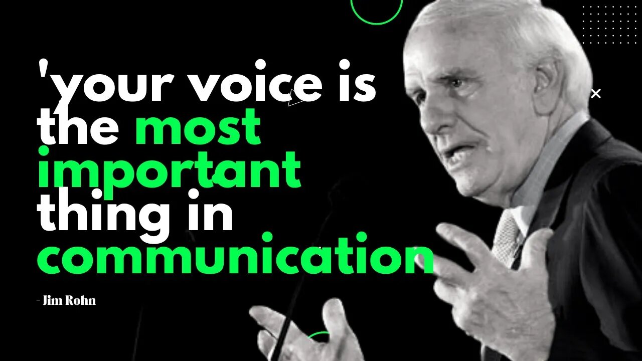 I learned about this late in life | How to improve your communication skills | Jim Rohn