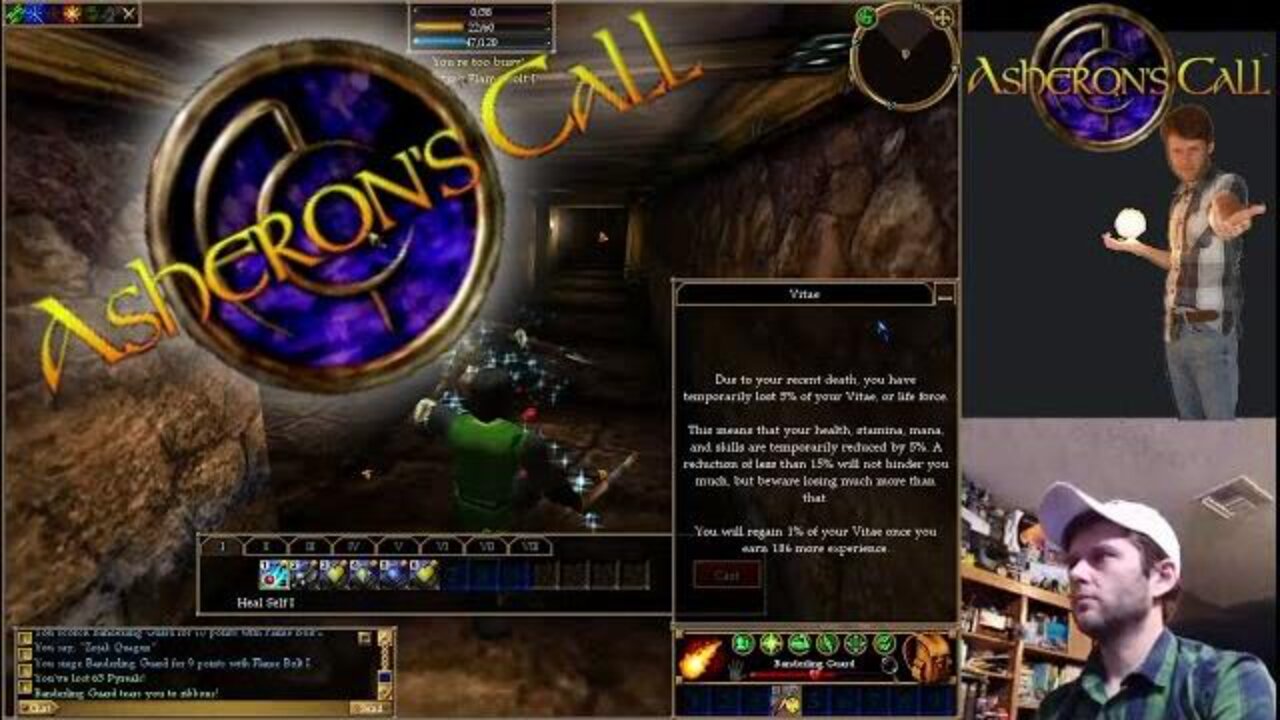 Just Playing Asheron's Call | Newbie Mage Gameplay | Seedsow Shard | With Commentary