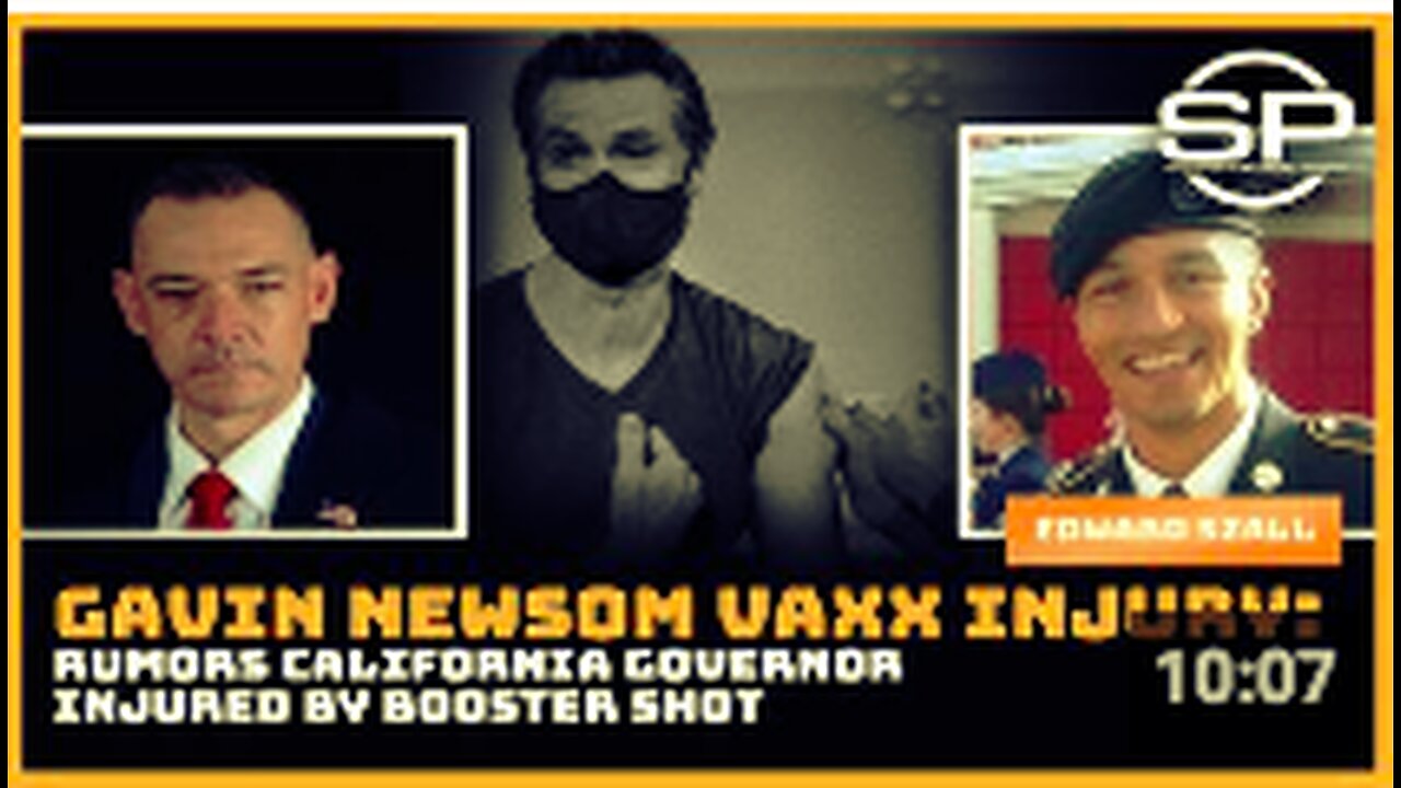 GAVIN NEWSOM VAXX INJURY: RUMORS CALIFORNIA GOVERNOR INJURED BY BOOSTER SHOT