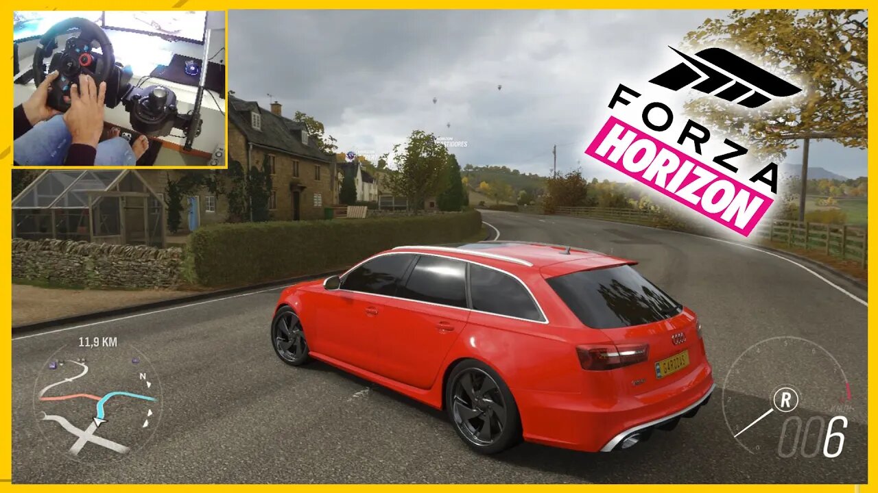 AUDI RS 6 AVANT - Forza Horizon 4 Gameplay Realista / Logitech G29