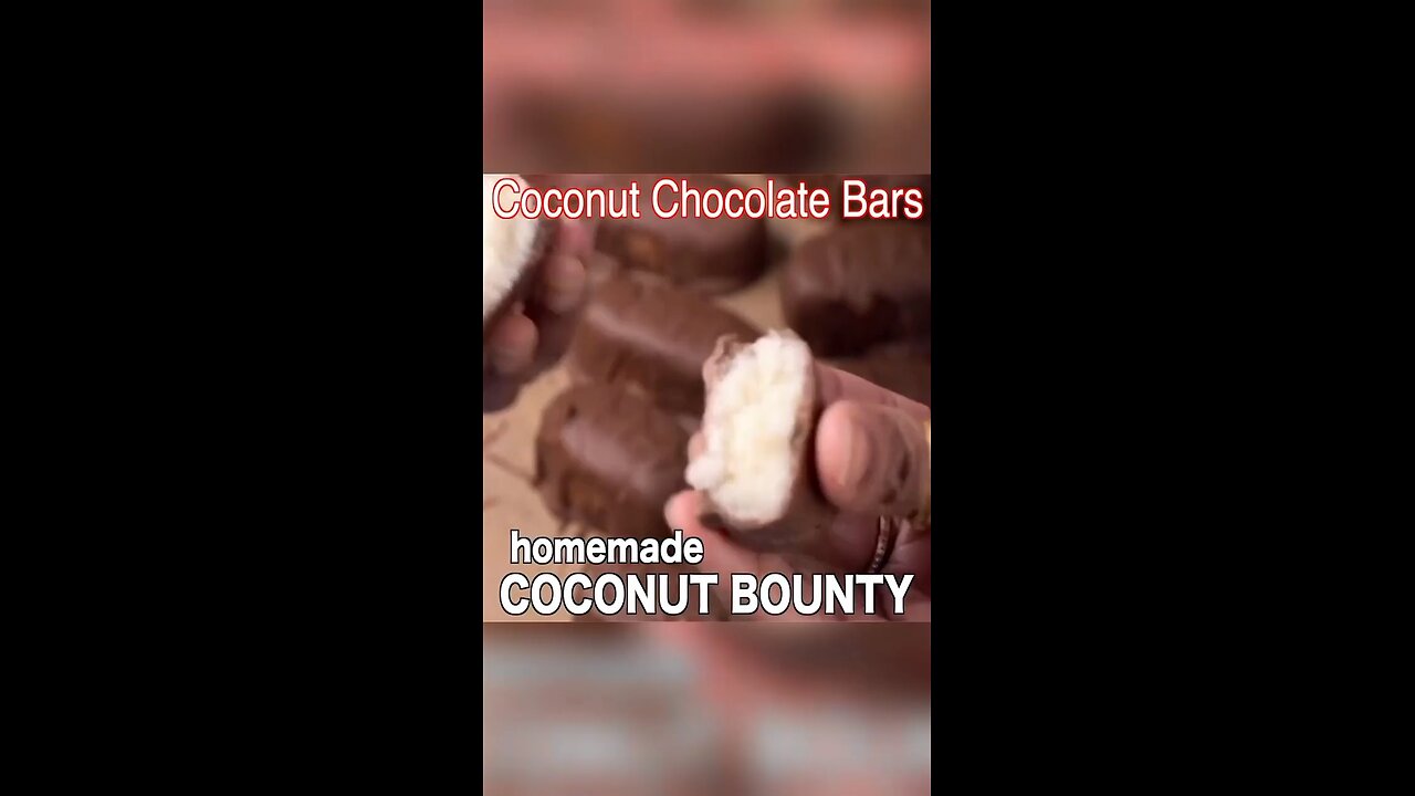 Easy to make Homemade coconut bounty