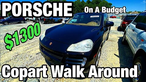 Porsche Cayenne, S550 Cheap, Copart Walk Around