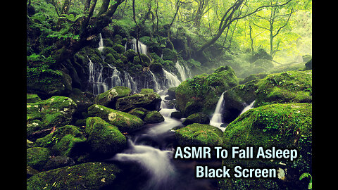 ASMR Rushing Water Black Screen To Fall ASleep