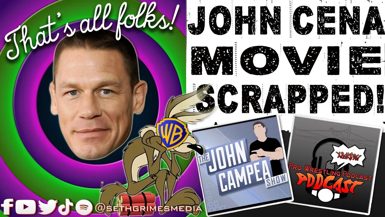 John Cena Movie SCRAPPED with Warner Bros | Pro Wrestling Podcast Podcast #johncena #wweraw