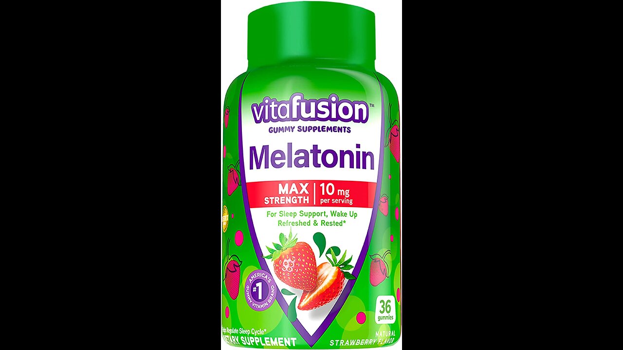 vitafusion Max Strength Melatonin Gummy Supplements