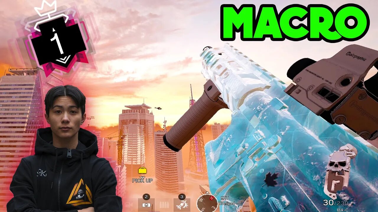 I played with SPOIT'S "MACRO" ( NO RECOIL SETTINGS ) - Rainbow Six Siege Gameplay