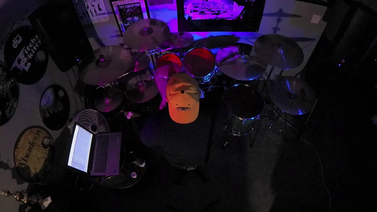On With The Show, Motley Crue Drum Cover ( Freestyled This One)