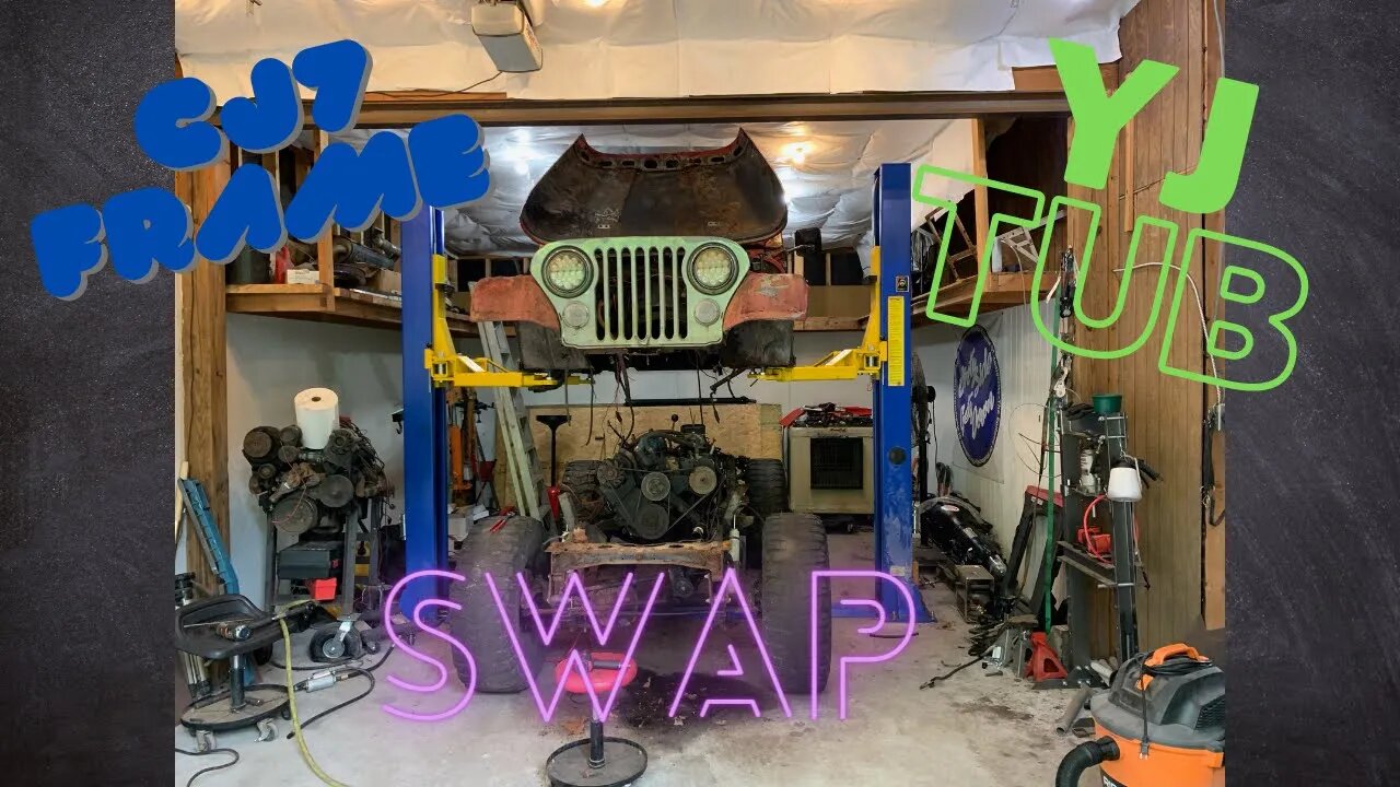 CJ7 & YJ Tub/Body Swap EP1