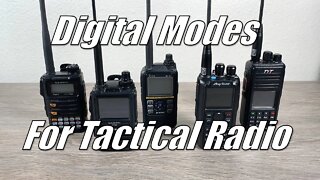 Digital Modes for Tactical Radio