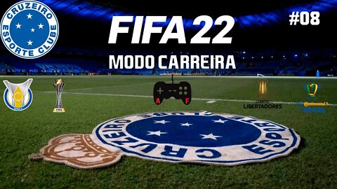 FIFA 22 Modo carreira com o Cruzeiro! Mais uma fase da Copa do brasil!😲#08 #cruzeiro