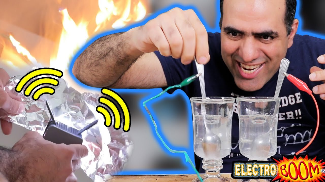 Internet Speed Boosting with Foil? Power Through WATER?! LATITY006